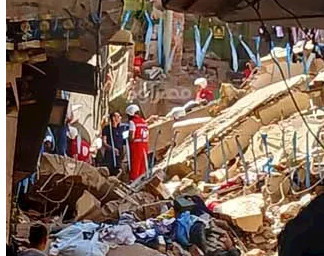 انهيار عقارين بحدائق القبة.. وفرق الإنقاذ تواصل البحث عن ناجين